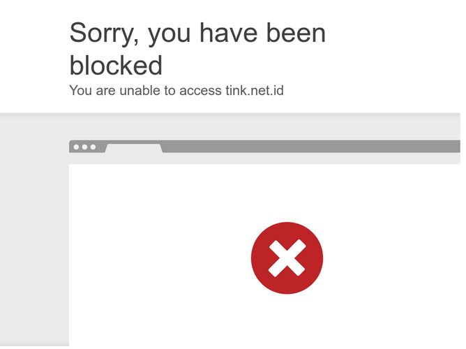 The website screenshot for https://tink.net.id