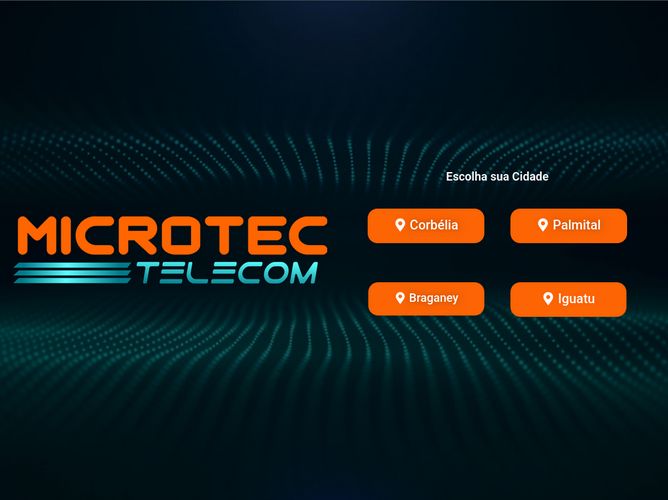 The website screenshot for https://microtectelecom.com.br