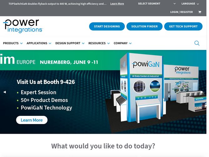 The website screenshot for http://power.com