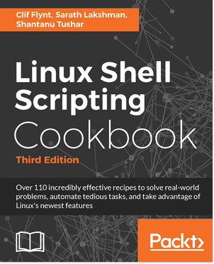 Linux Shell Scripting Cookbook - Third Edition Book Cover