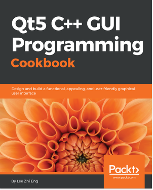 Qt5 C++ GUI Programming Cookbook Book Cover
