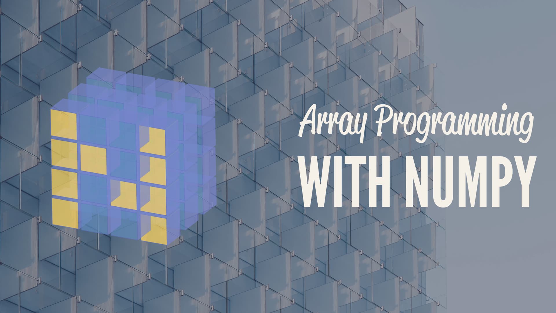 Array Programming with NumPy