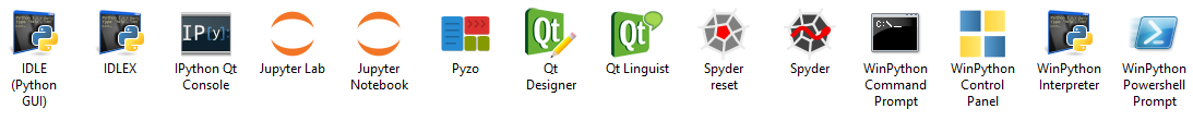 WinPython Launcher Icons