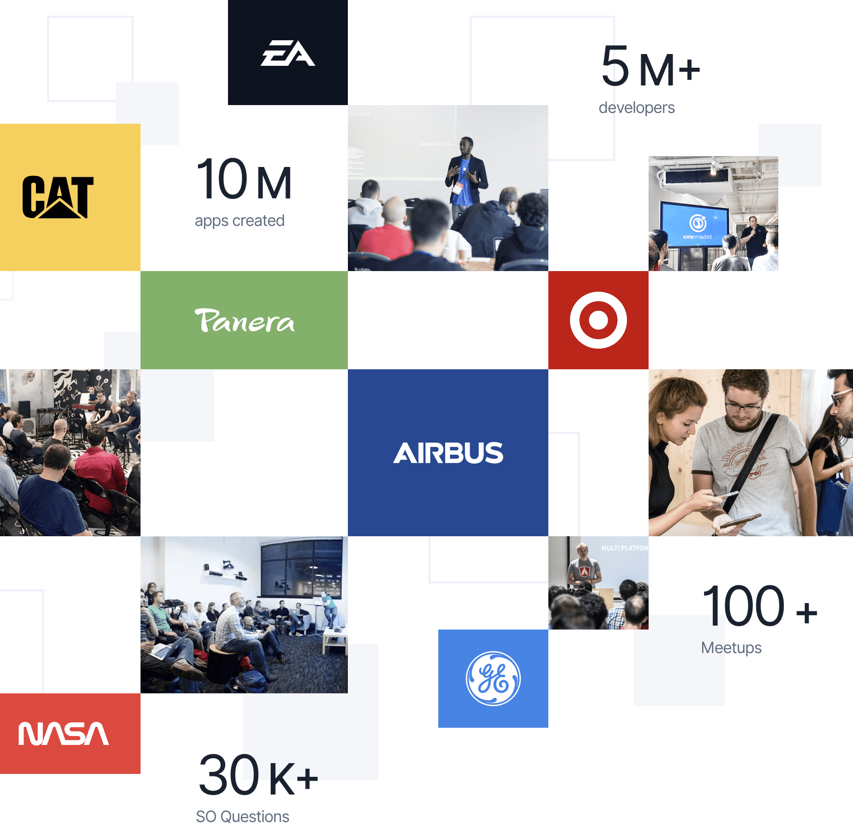 5m Developers, 10m Apps Created, 100+ Meetups