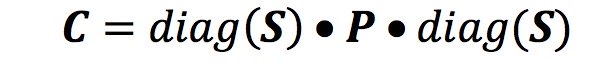Covariance in Matrix Form