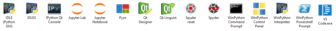 WinPython Launcher Icons
