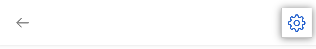Android 版 GitHub 的设置图标