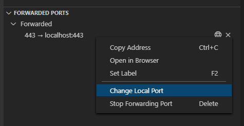 Change Local Port