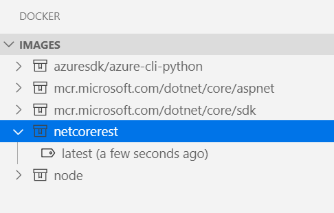 Verify Docker image exists