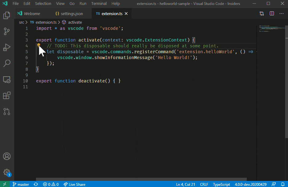 Create Issue from TODO