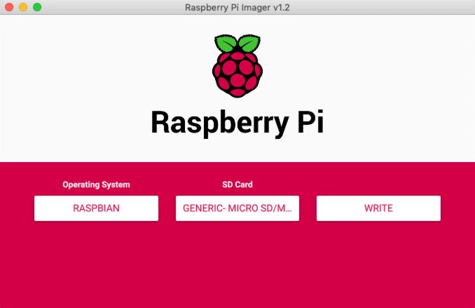 Raspberry Pi Imager Write