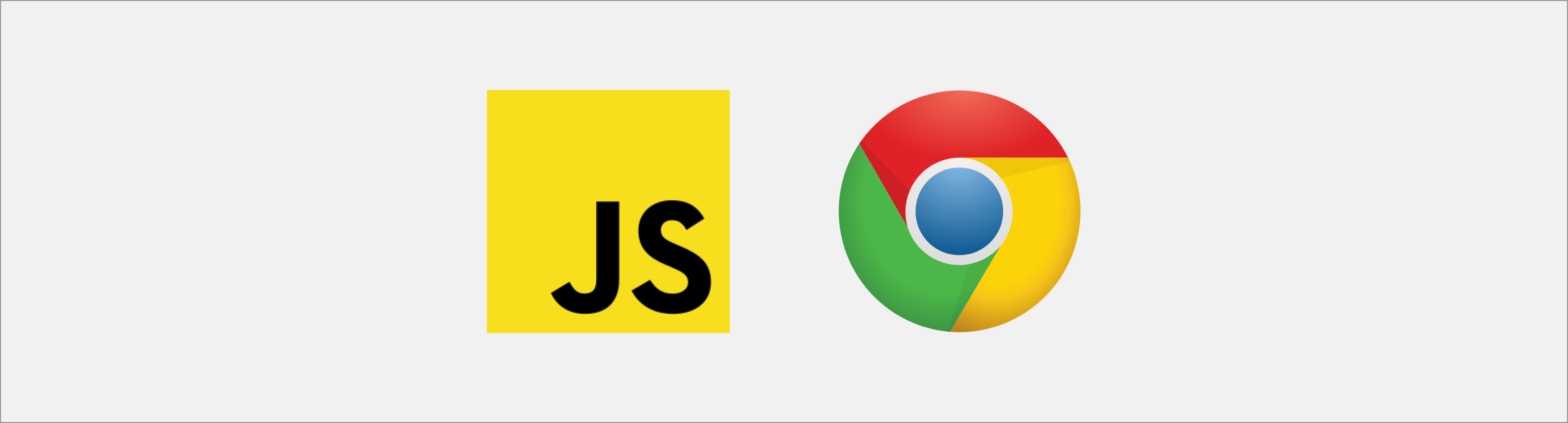 JavaScript and Chrome logo