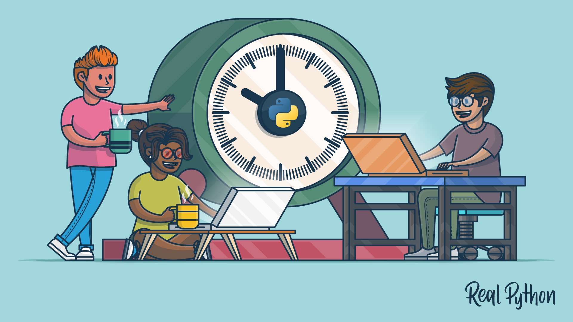 People discussing Python