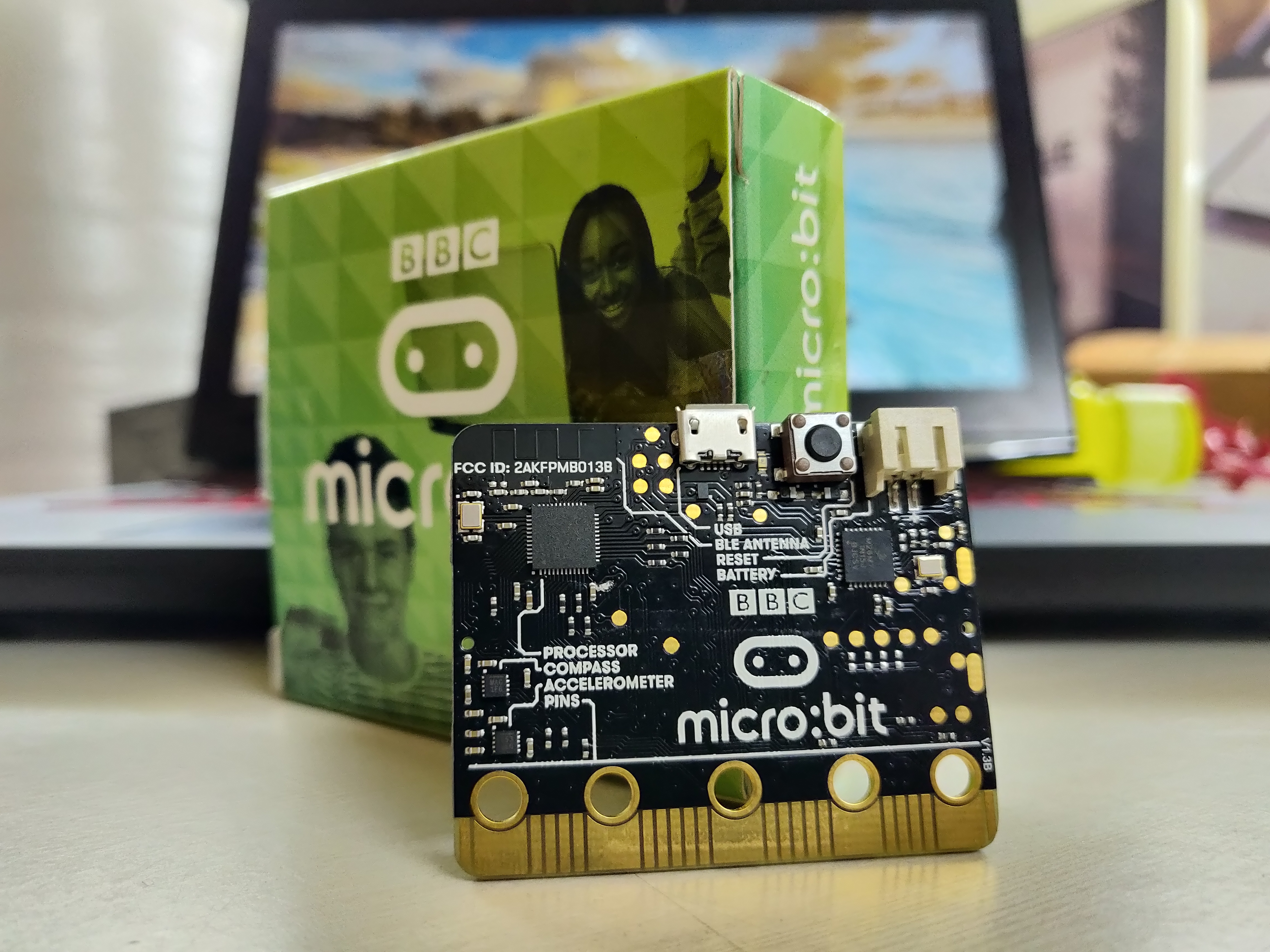 BBC micro:bit with packaging
