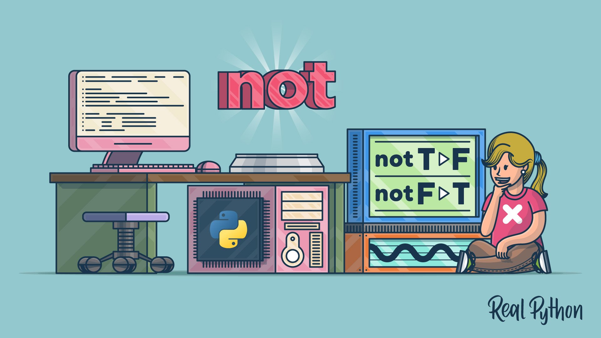 Using the "not" Boolean Operator in Python