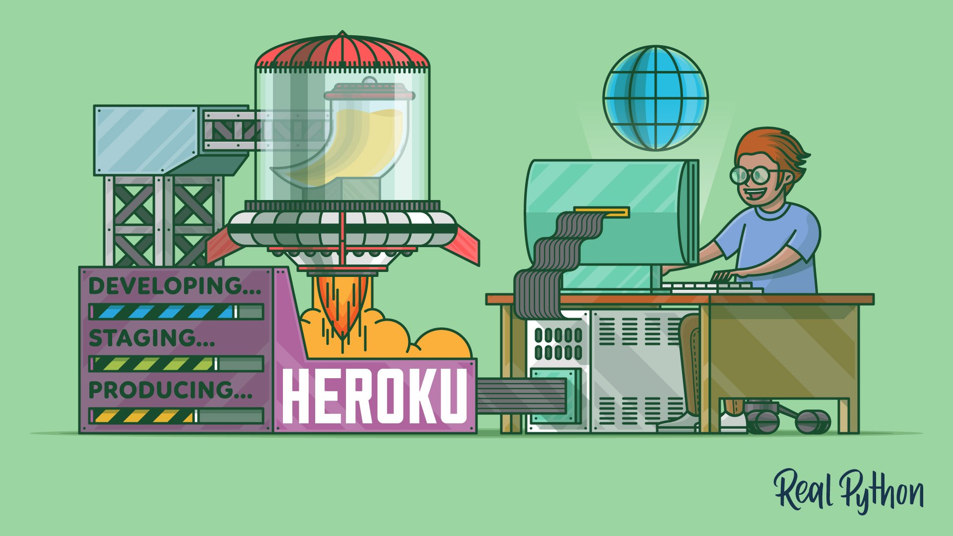 Deploying a Python Flask Example Application Using Heroku