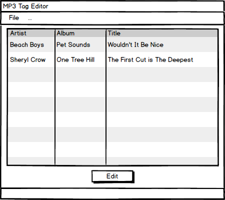 MP3 Editor in wxPython