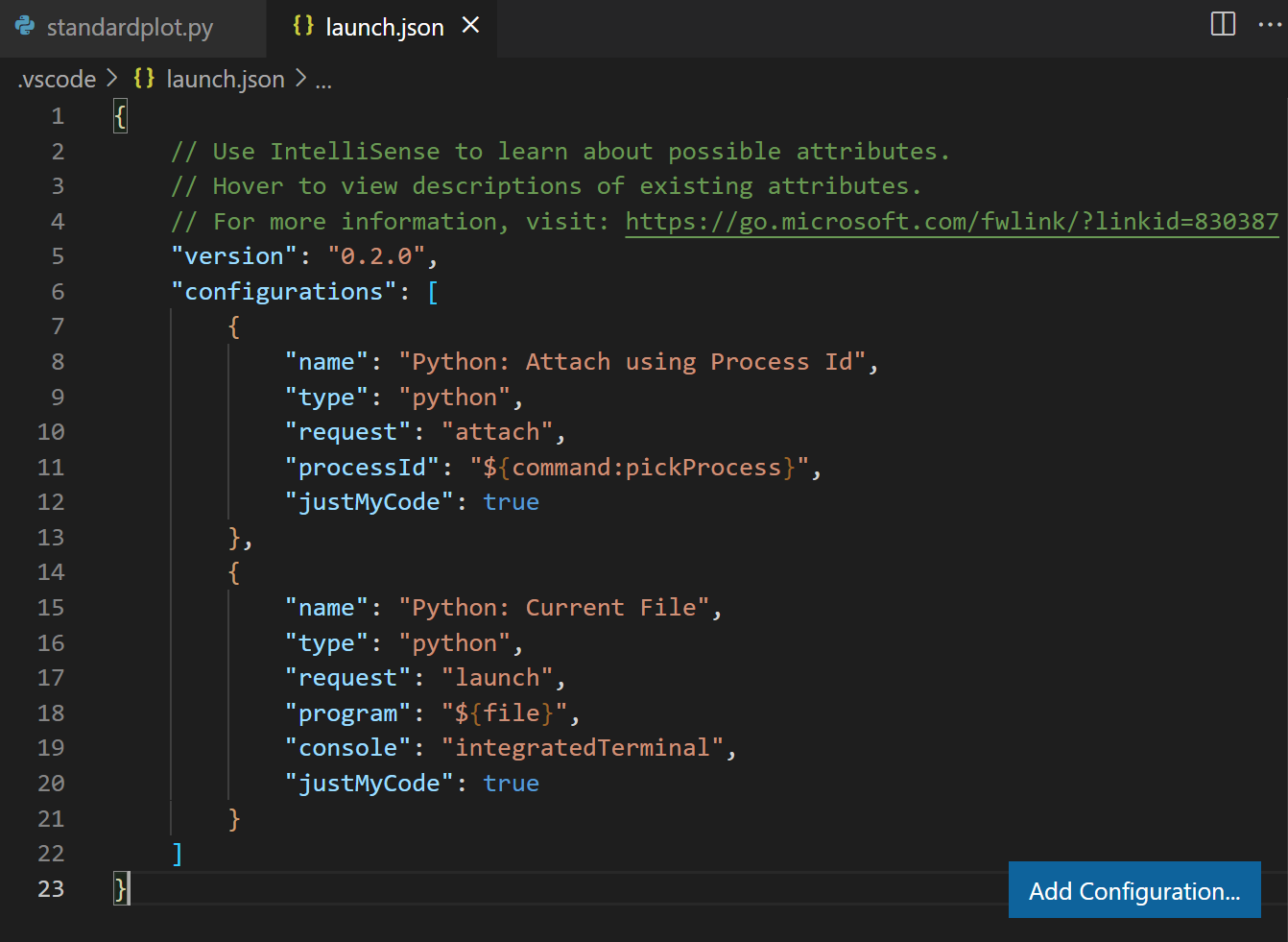 Added a configuration