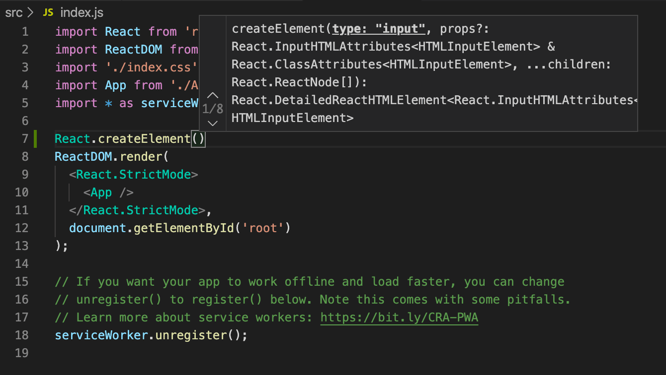 React parameter help