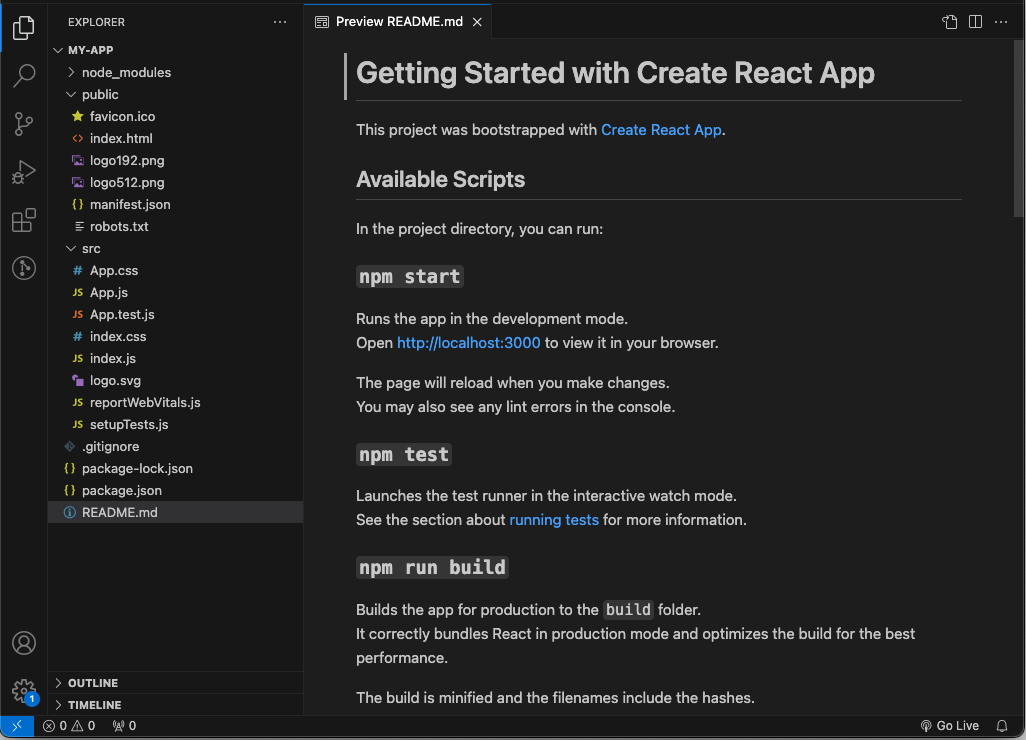 README Markdown Preview