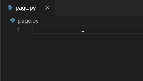 Gif showing Code Actions in a Python project.