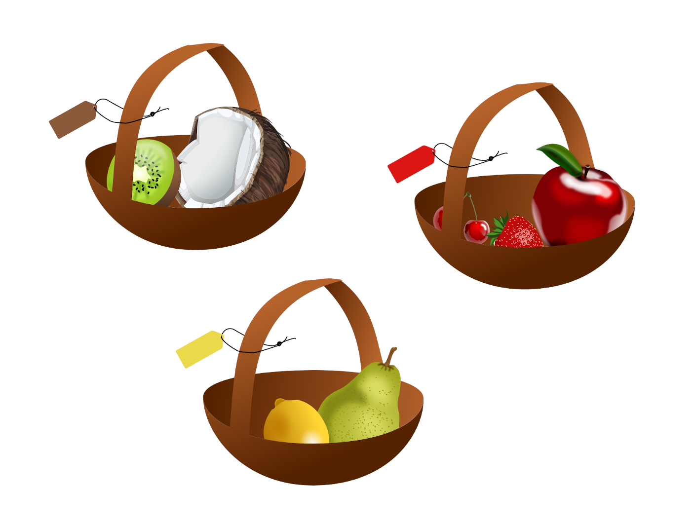 Fruits Grouped By Color