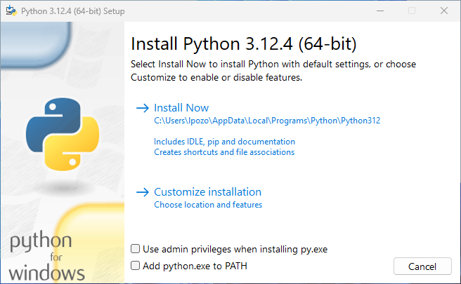 Windows Python Installer