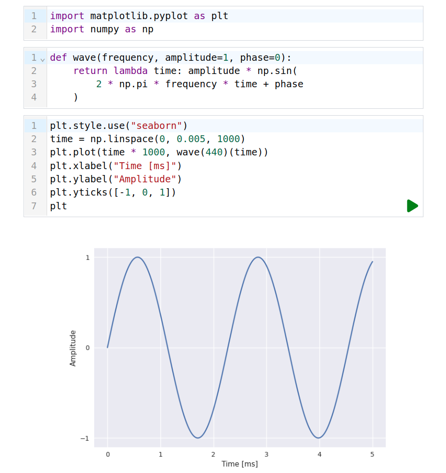 PyScript's REPL Resembling a Jupyter Notebook