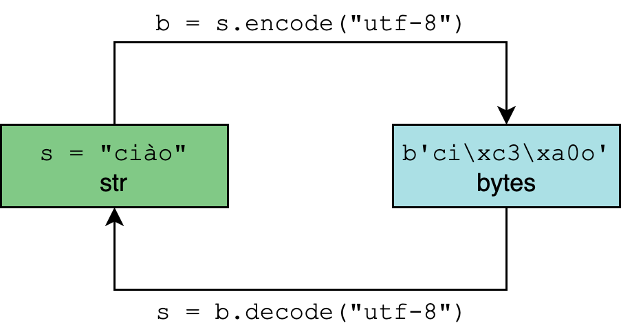 Encode versus decode