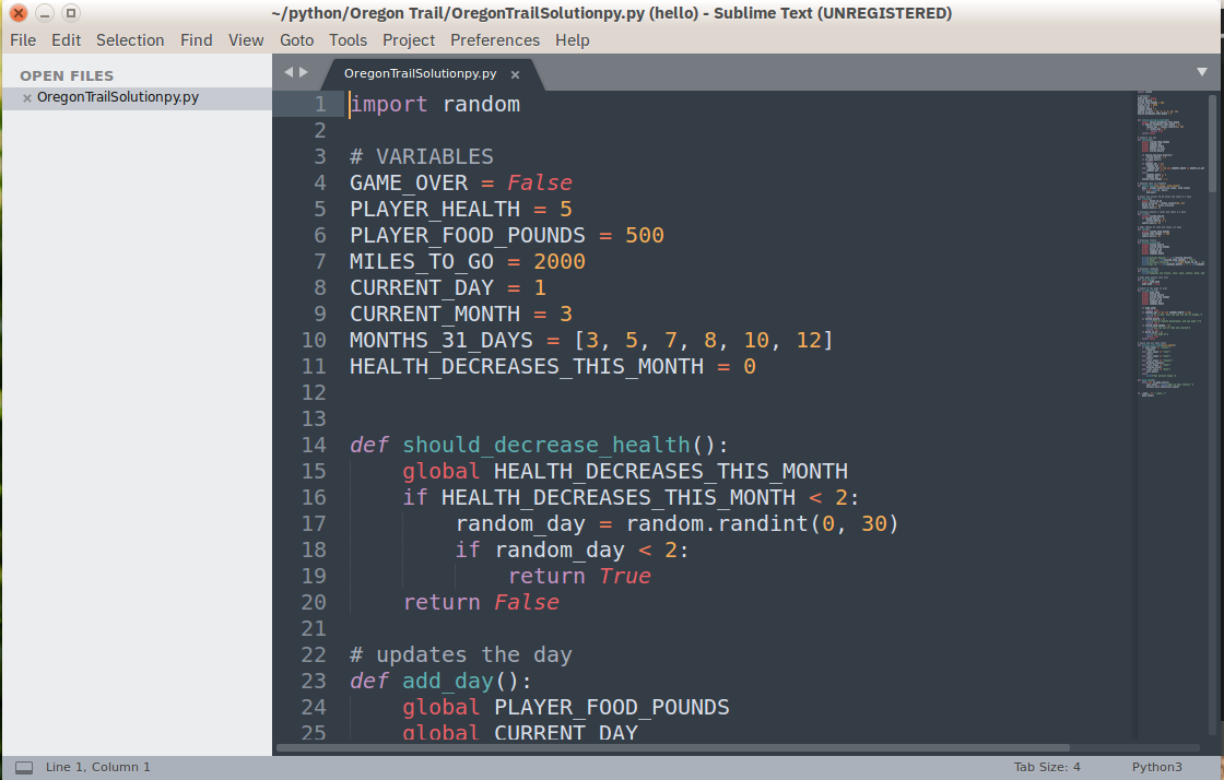 Sublime Text code editor