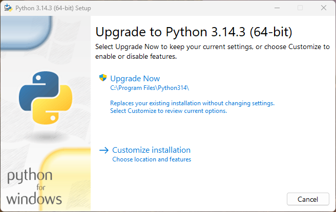 Windows Python Installer