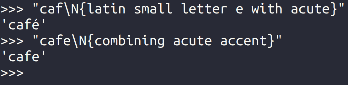 A Unicode Font Missing the Combining Acute Accent