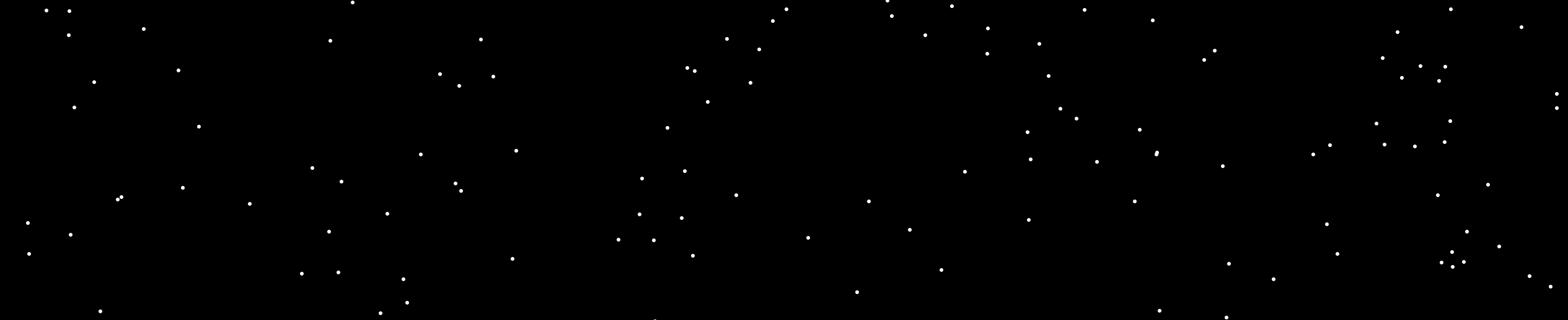 Randomly placed dots